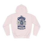 The compass was invented before the clock - Direction is more important than time-Unisex Hoodie