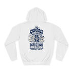 The compass was invented before the clock - Direction is more important than time-Unisex Hoodie