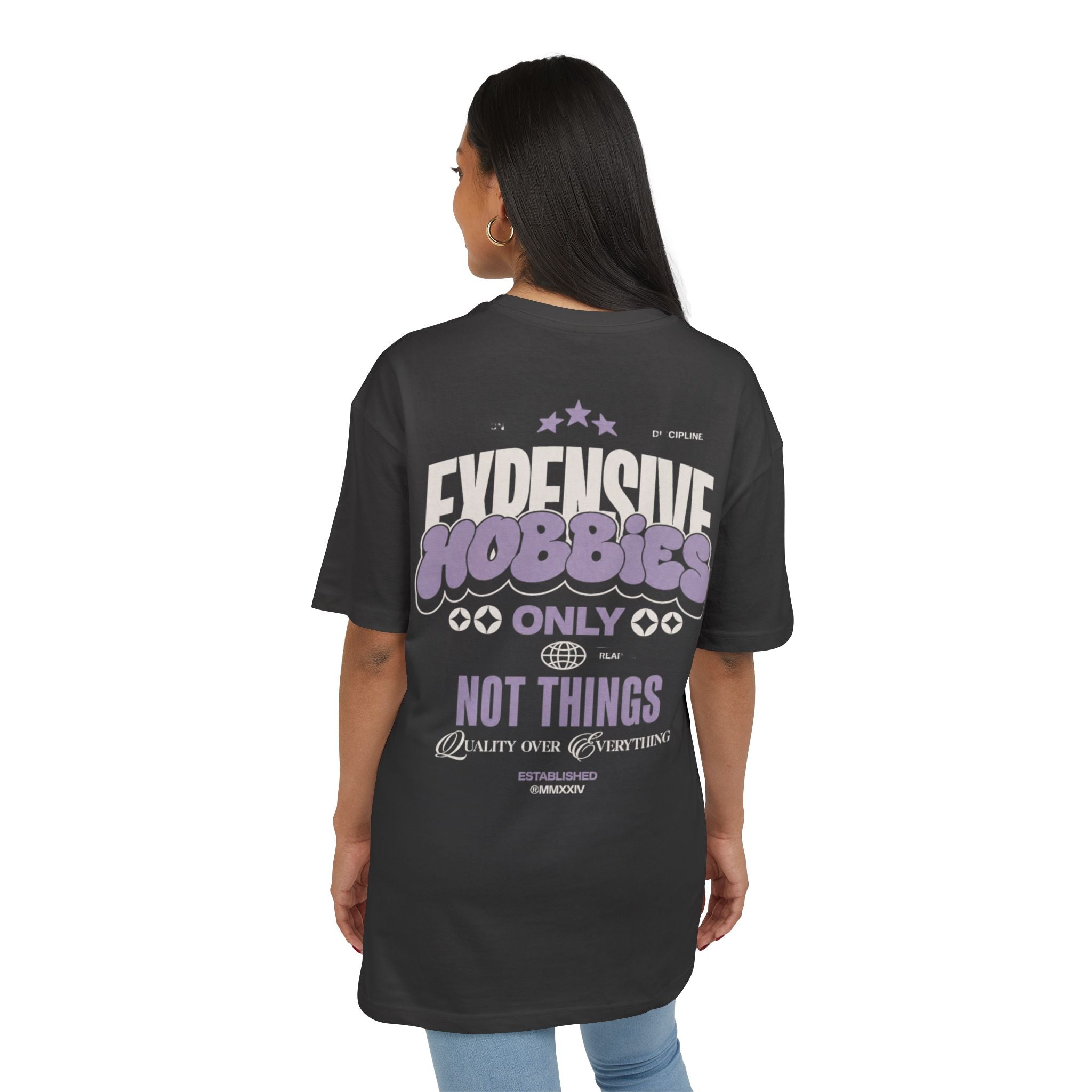 Expensive hobbies only-Unisex Heavy Oversize Tee